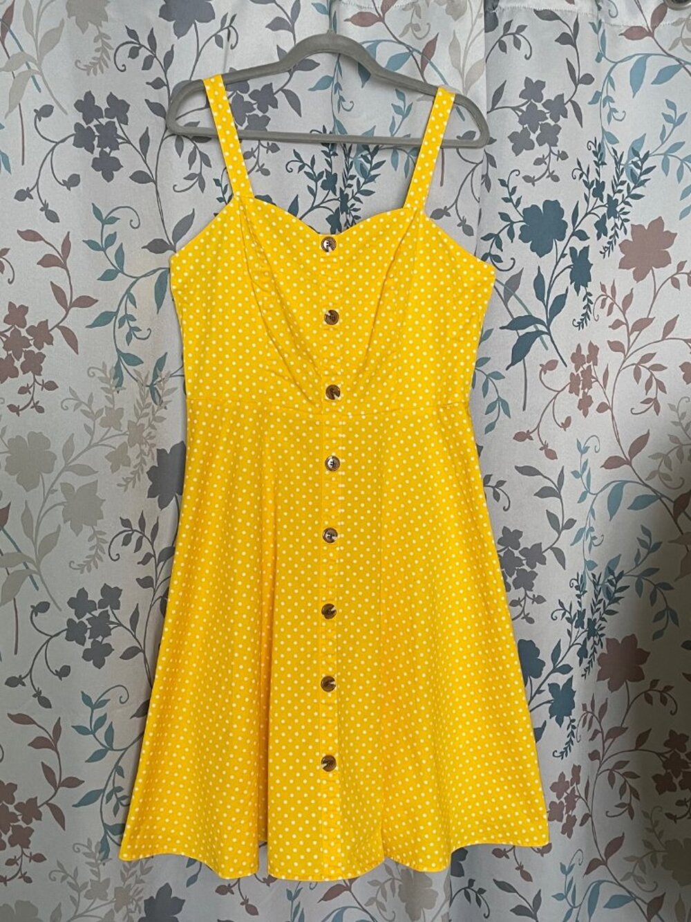 Yellow Polka dot dress
